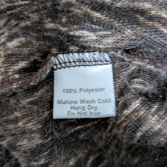 Vine Street Faux Fur Soft Luxury Single Button Vest Small - Picture 7 of 7